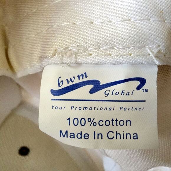 E Royal Credit Union Embroidered Baseball Cap White Blue Adjustable Fitted K - Picture 9 of 10